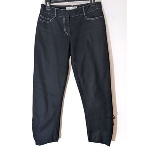 Trina Turk Casual 100% Cotton Ruched Leg Pants